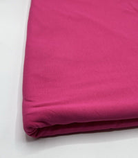 Plain Cerise Hot Pink Viscose Elastane Fabric 4 Way Stretch Jersey - T9 Fabrics