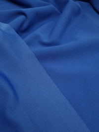 Plain Cobalt Blue Scuba Crepe Stretch Jersey Fabric 4 Way Stretch - T9 Fabrics