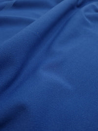 Plain Cobalt Blue Scuba Crepe Stretch Jersey Fabric 4 Way Stretch - T9 Fabrics