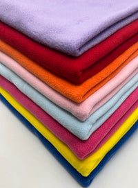 Plain Colours Anti - Pil Polar Fleece Fabric Blanket Loungewear - T9 Fabrics