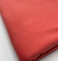 Plain Coral Ponte 2 Way Stretch Fabric - T9 Fabrics