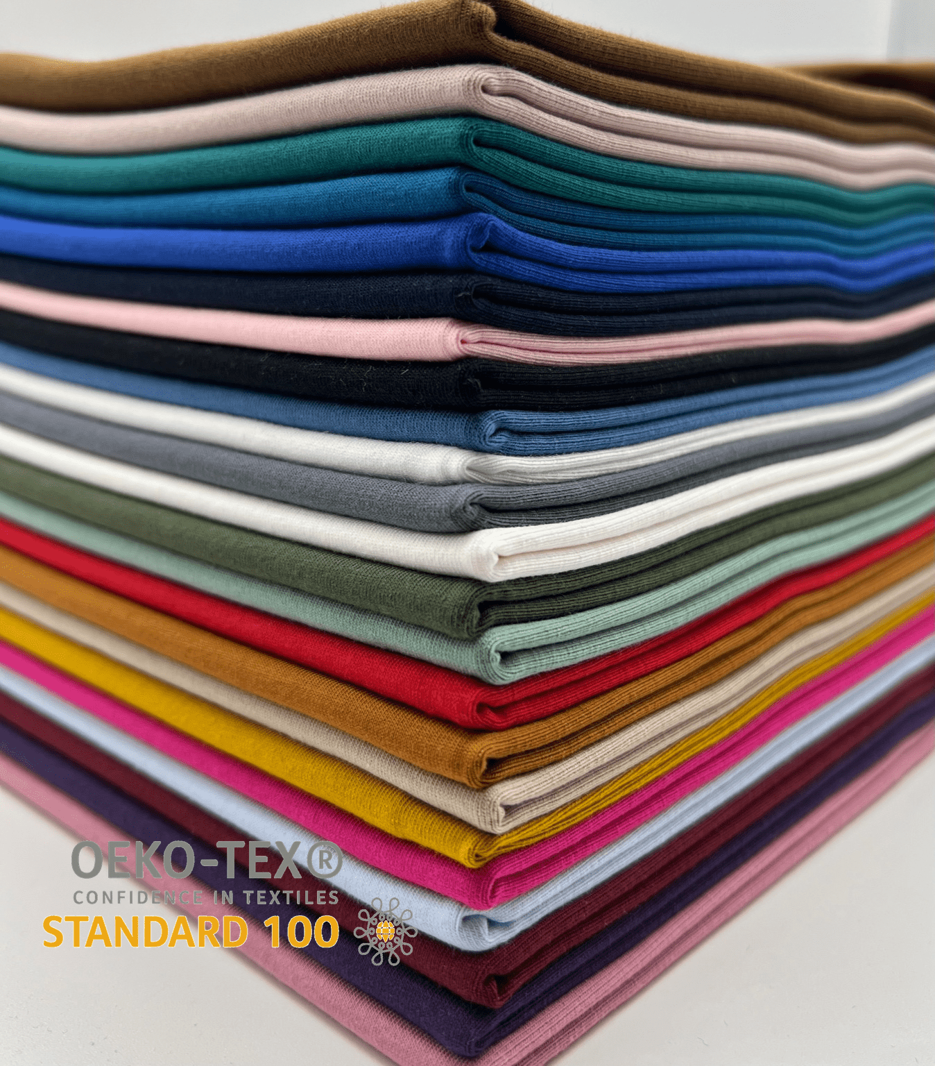 Plain Cotton Stretch Jersey 240 GSM 92/8 Lycra Jersey, 4 Way Stretch - T9 Fabrics