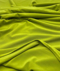 Plain Green ITY 4 Way Stretch Fabric - T9 Fabrics