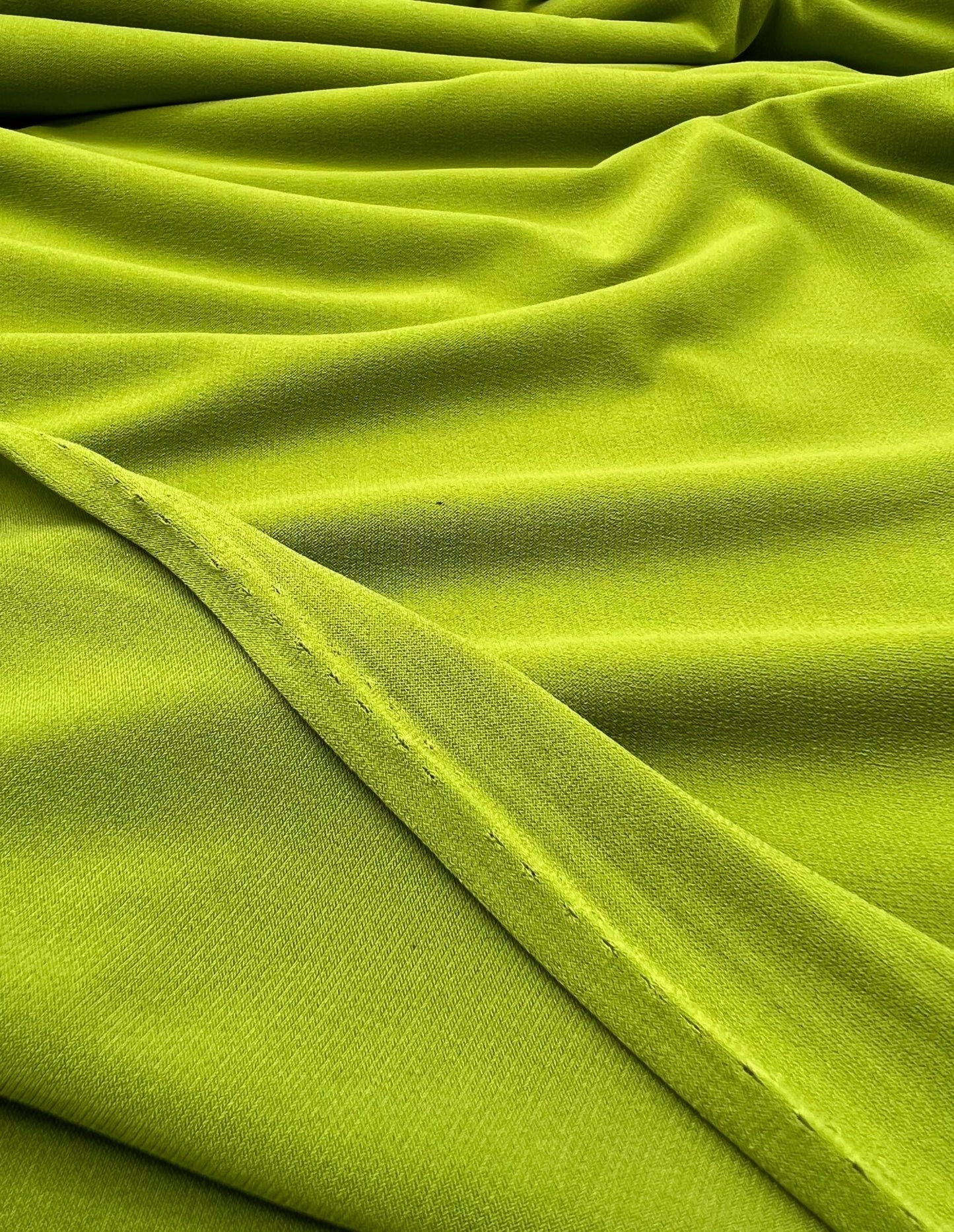 Plain Green ITY 4 Way Stretch Fabric - T9 Fabrics