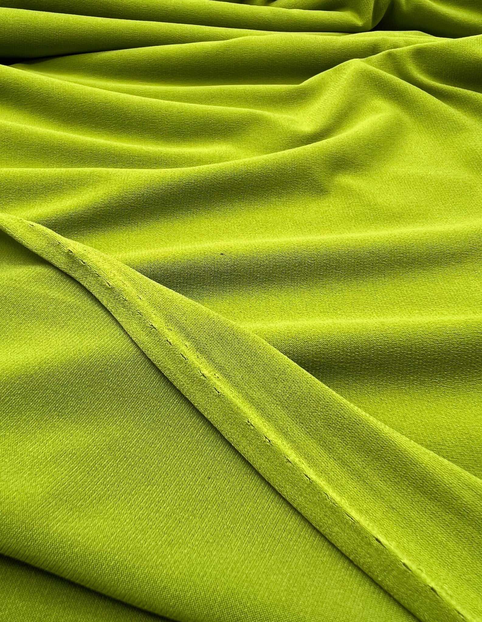 Plain Green ITY 4 Way Stretch Fabric - T9 Fabrics