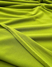 Plain Green ITY 4 Way Stretch Fabric - T9 Fabrics