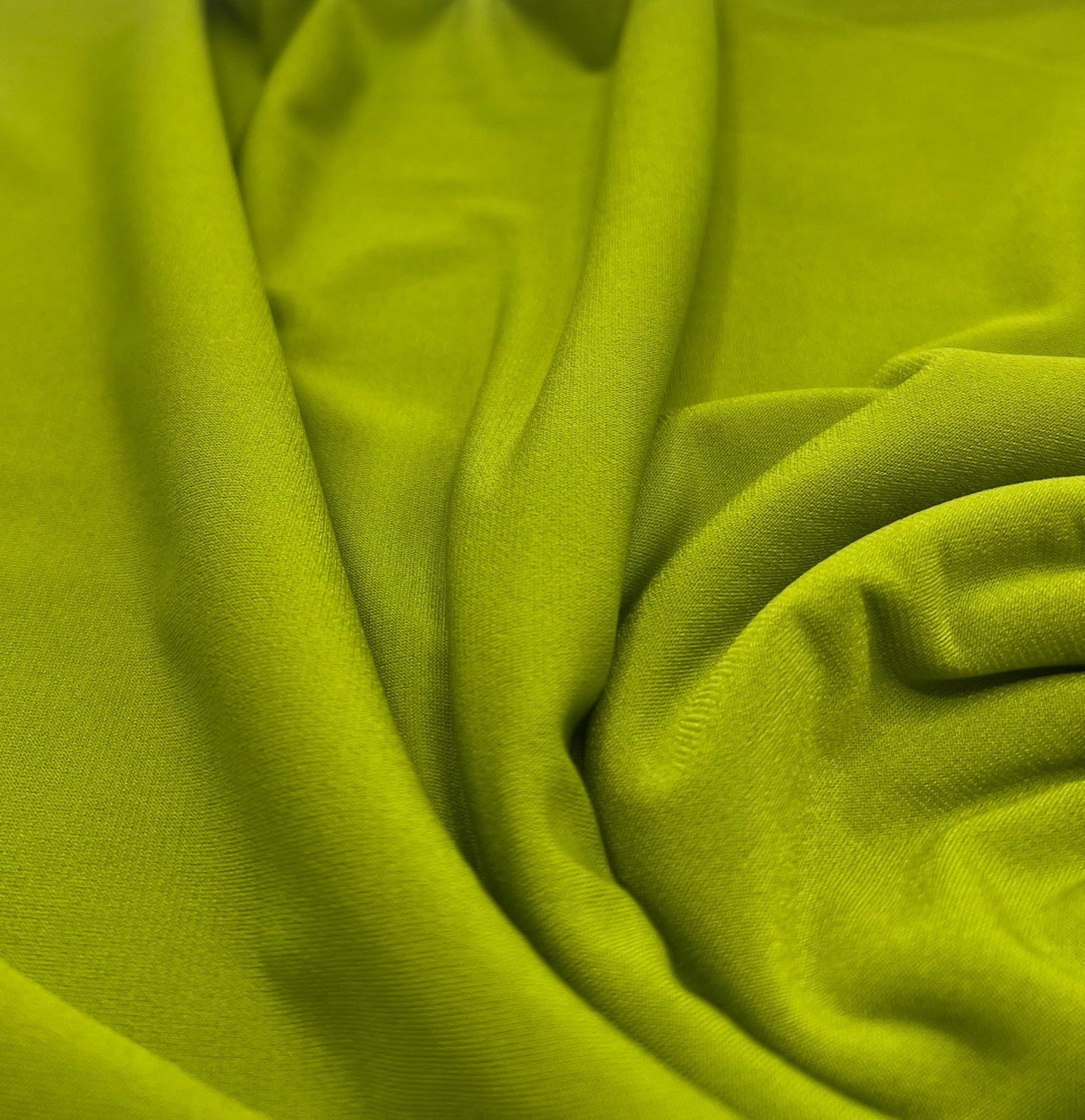 Plain Green ITY 4 Way Stretch Fabric - T9 Fabrics