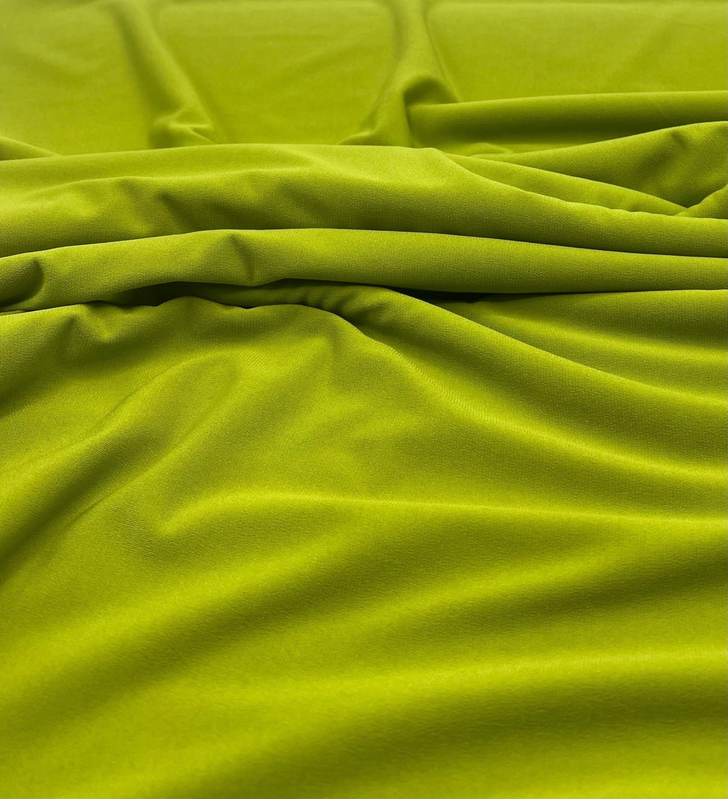 Plain Green ITY 4 Way Stretch Fabric - T9 Fabrics