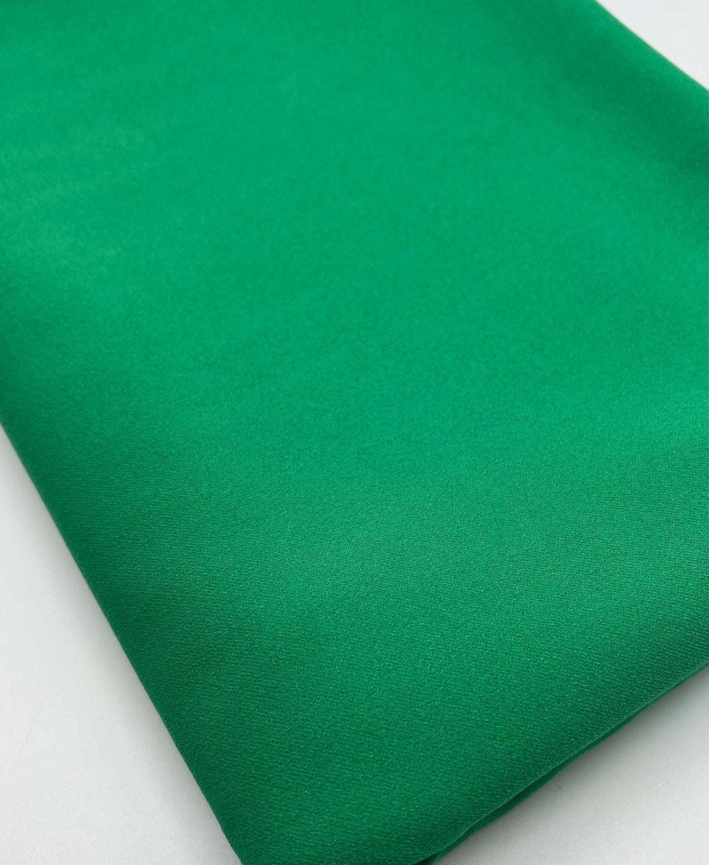 Plain Green Scuba Crepe Stretch Jersey Fabric 4 Way Stretch - T9 Fabrics