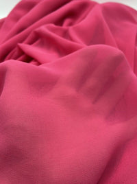 Plain Hot Pink Chiffon Fabric - T9 Fabrics