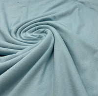 Plain Ice Blue Viscose Elastane Fabric 4 Way Stretch Jersey - T9 Fabrics