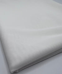 Plain Ivory Mesh Fabric Stretch - T9 Fabrics