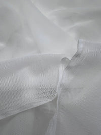 Plain Ivory Mesh Fabric Stretch - T9 Fabrics