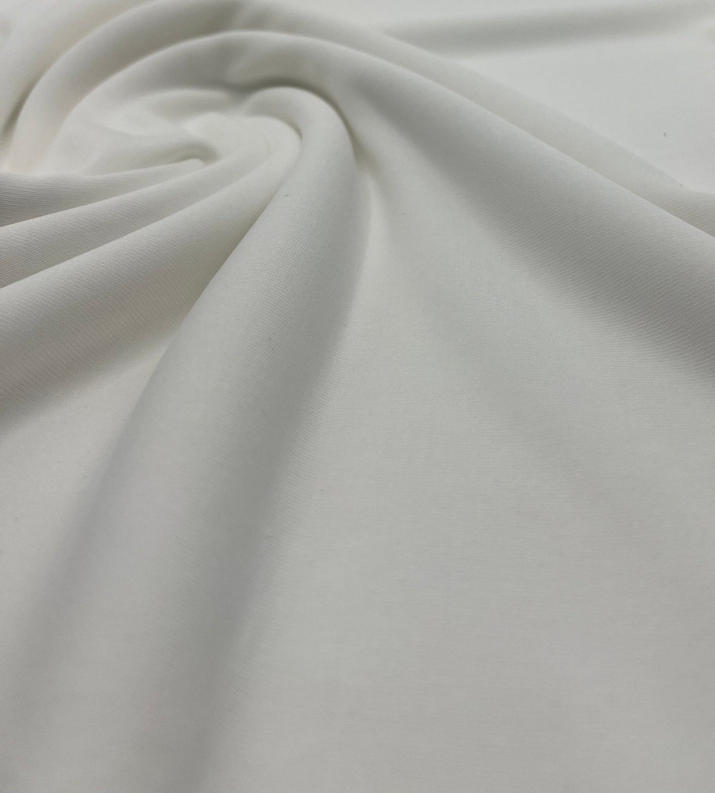 Plain Ivory Modal 200GSM 2 Way Stretch Fabric - T9 Fabrics