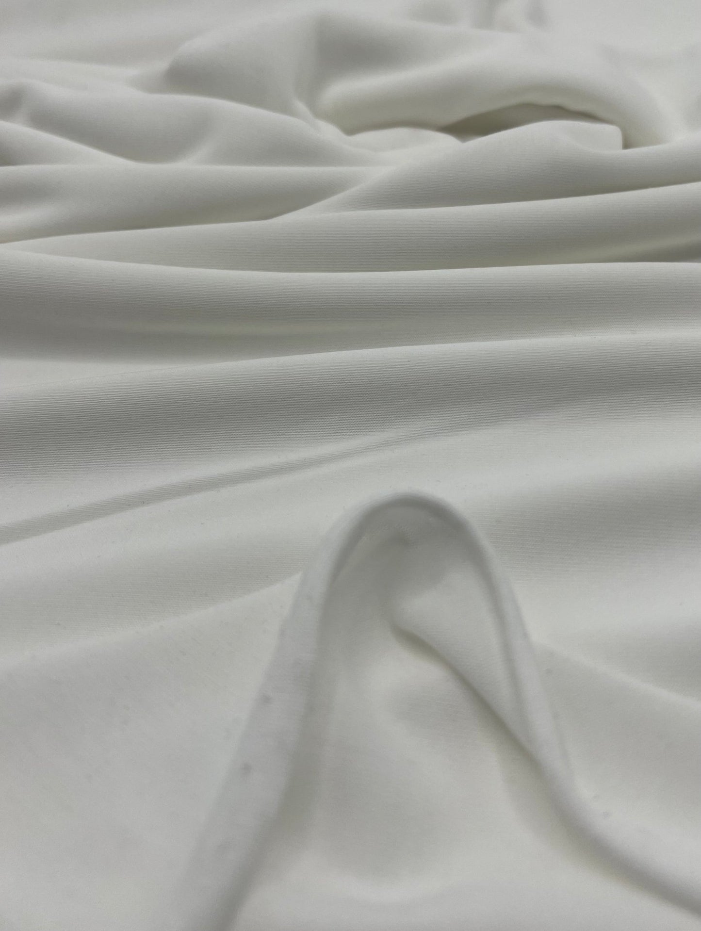 Plain Ivory Modal 200GSM 2 Way Stretch Fabric - T9 Fabrics