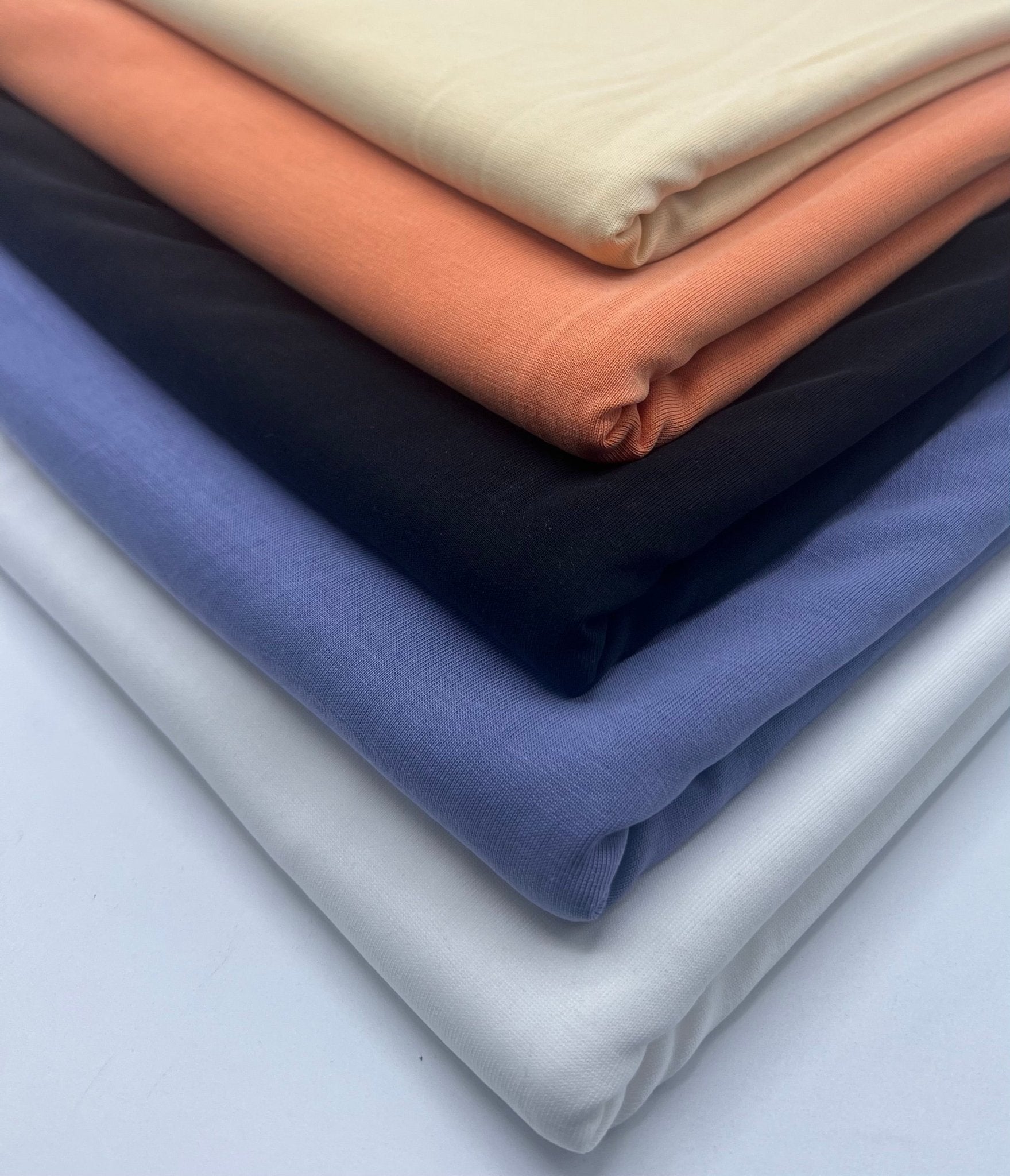 Plain Ivory Modal 200GSM 2 Way Stretch Fabric - T9 Fabrics