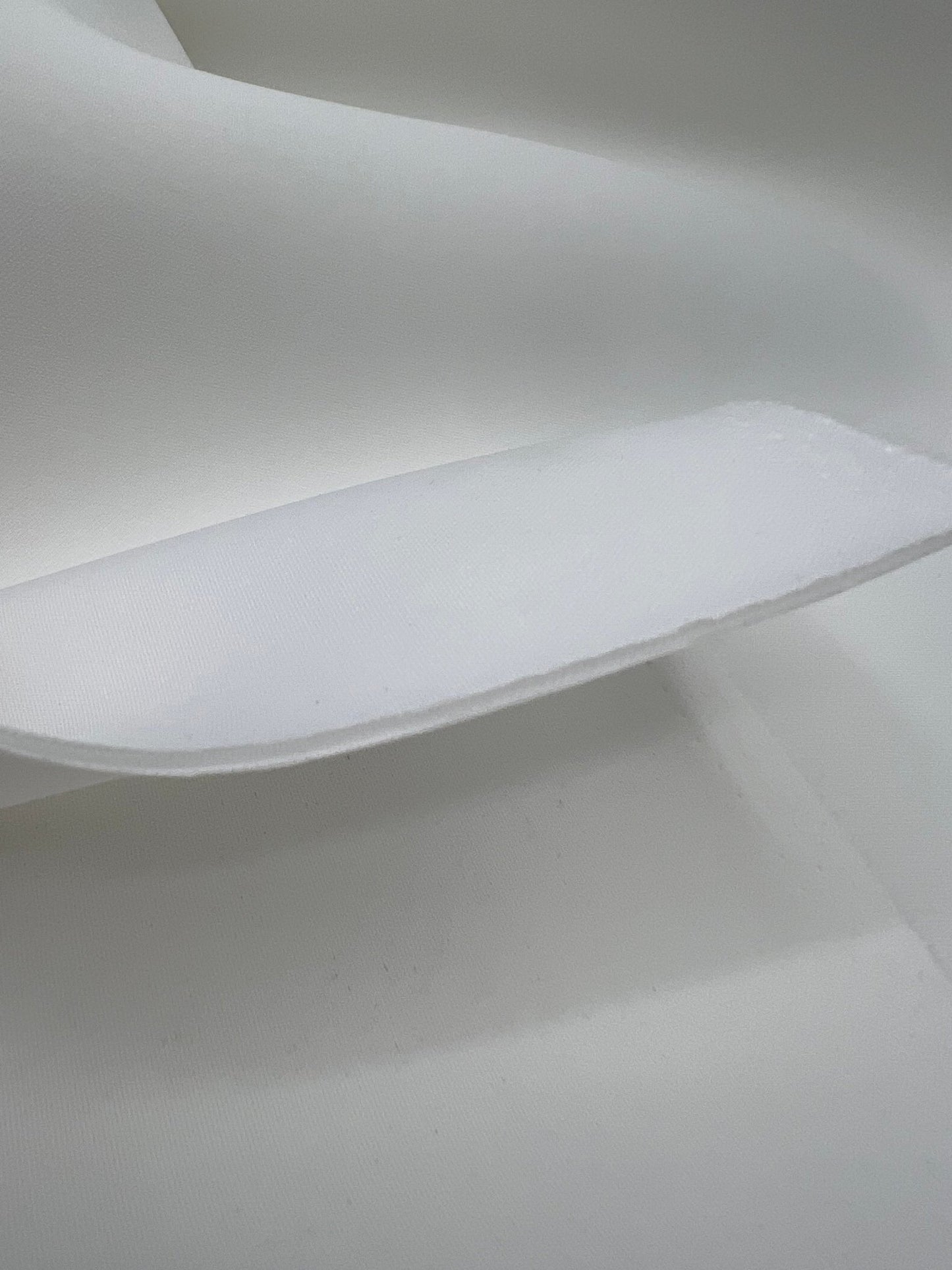 Plain Ivory Scuba Foam 3D Mono Scuba Stretch Fabric - T9 Fabrics