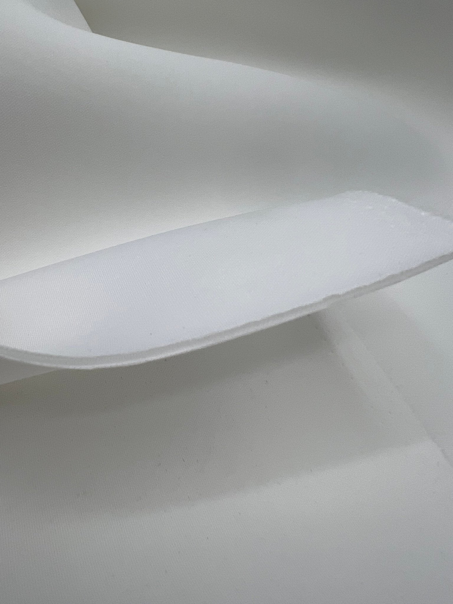 Plain Ivory Scuba Foam 3D Mono Scuba Stretch Fabric - T9 Fabrics