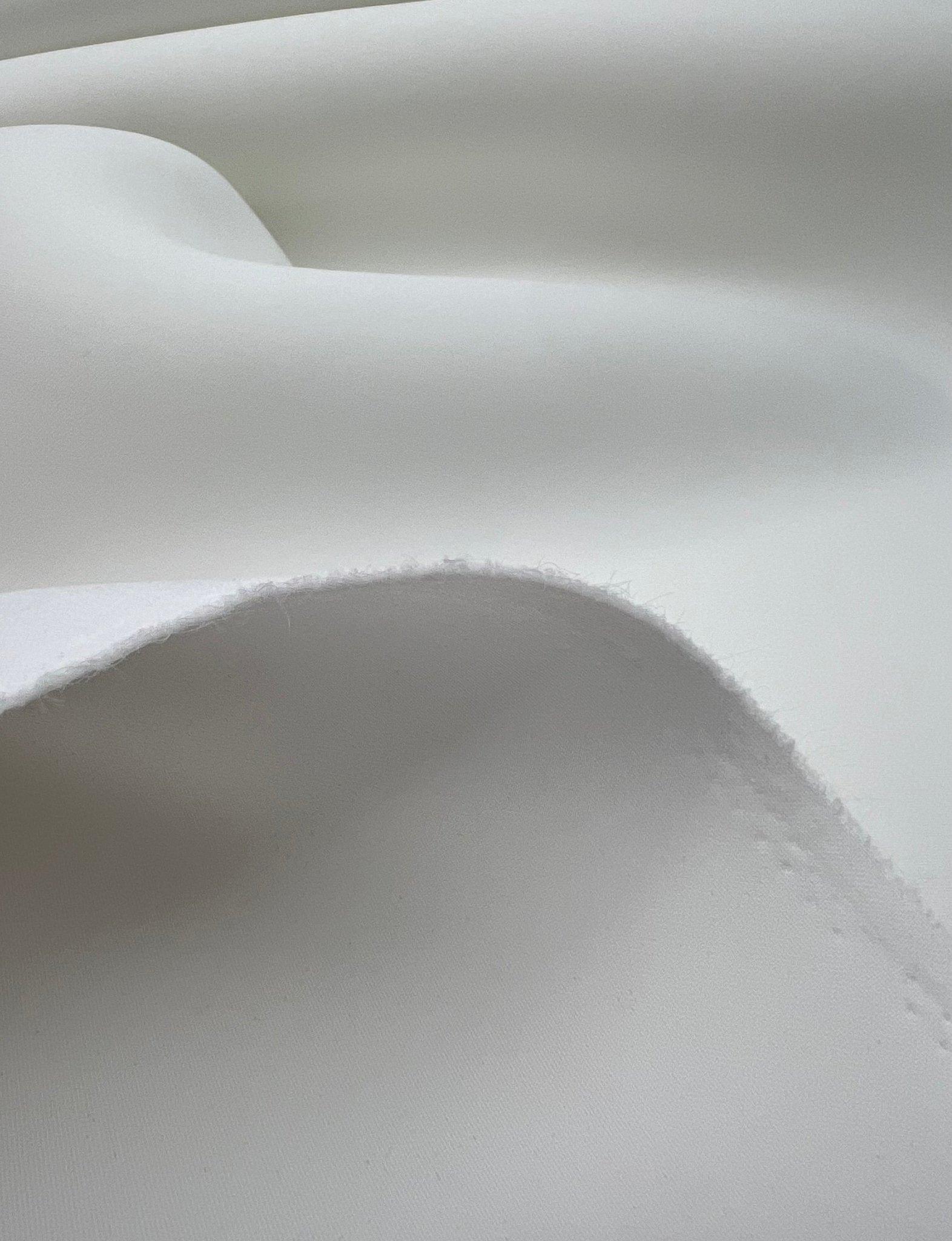 Plain Ivory Scuba Foam 3D Mono Scuba Stretch Fabric - T9 Fabrics