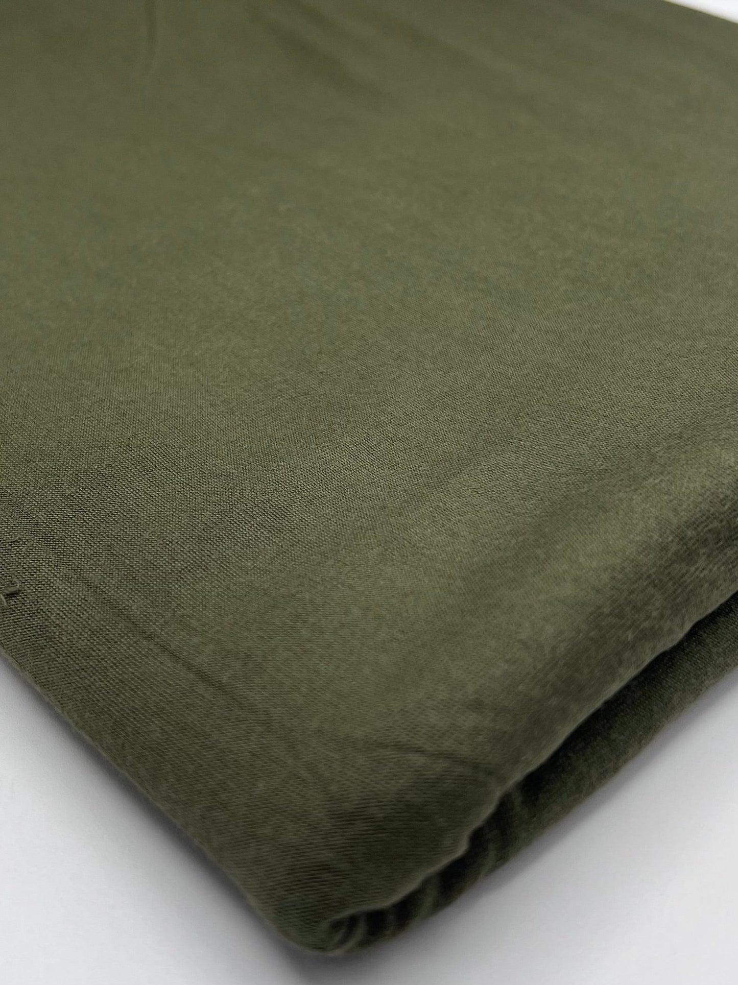 Plain Khaki Viscose Elastane Fabric 4 Way Stretch Jersey - T9 Fabrics