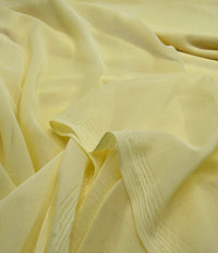 Plain Lemon Yellow Mesh Fabric Stretch - T9 Fabrics