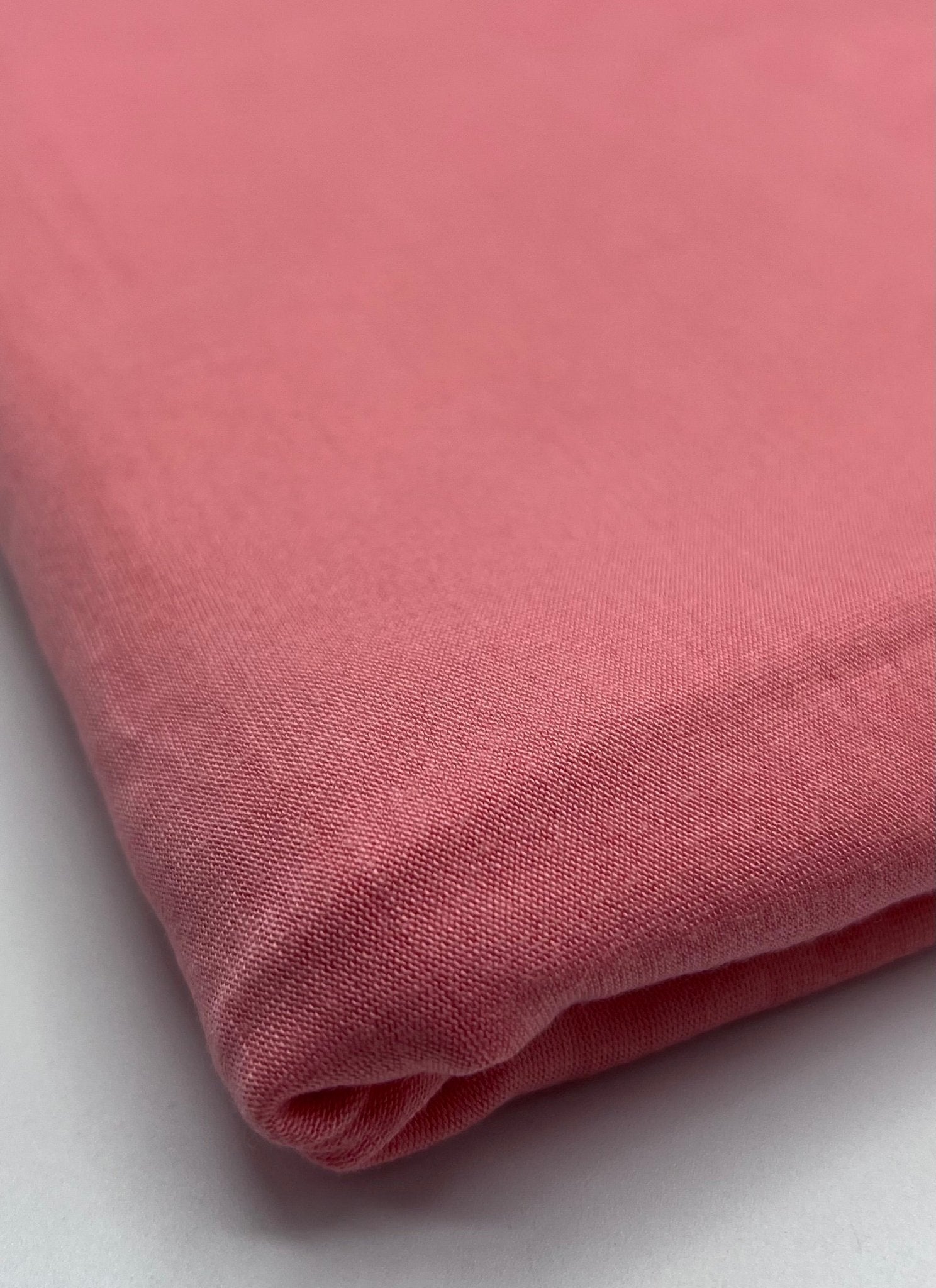 Plain Light Coral Viscose Elastane Fabric 4 Way Stretch Jersey - T9 Fabrics