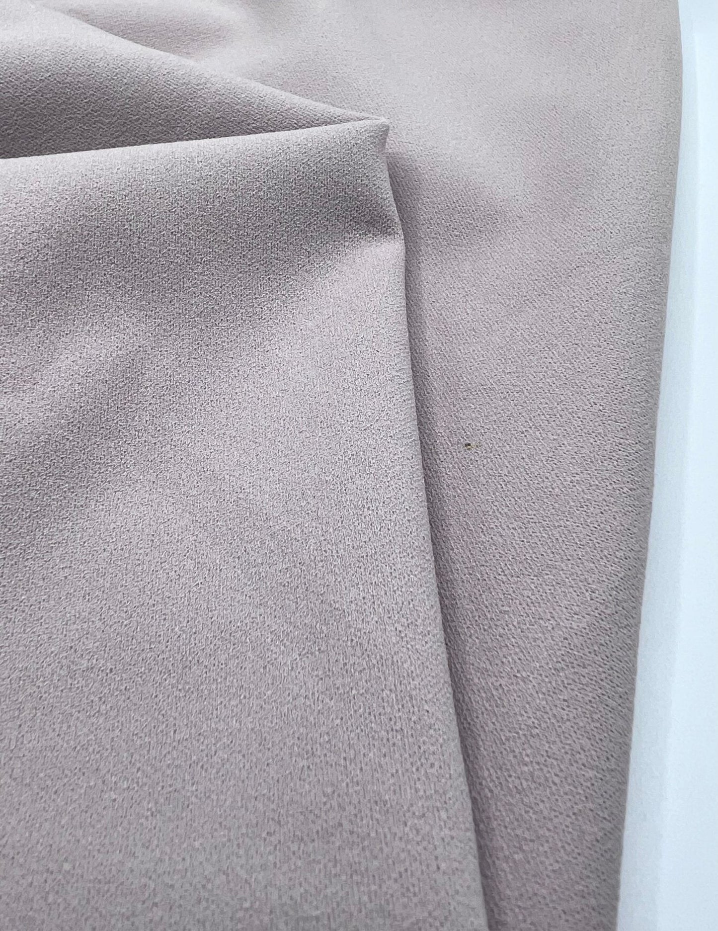 Plain Light Grey Scuba Crepe Stretch Jersey Fabric 4 Way Stretch - T9 Fabrics