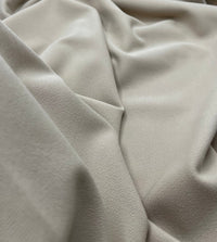 Plain Lightweight Stone Scuba Crepe Stretch Fabric 4 Way Stretch - T9 Fabrics