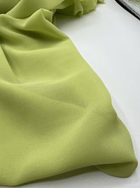 Plain Lime Chiffon Fabric - T9 Fabrics