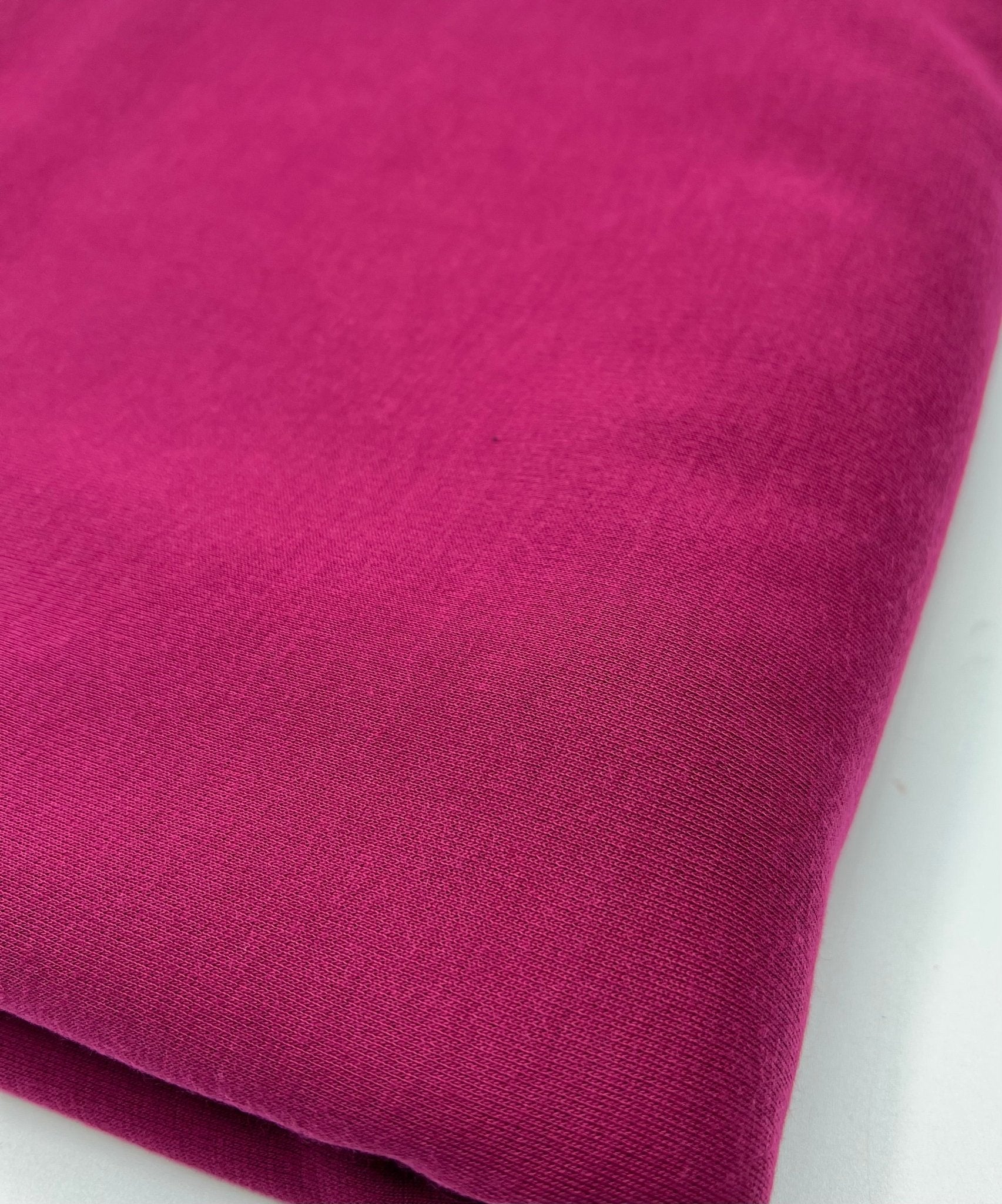 Plain Magenta Ponte 2 Way Stretch Fabric - T9 Fabrics