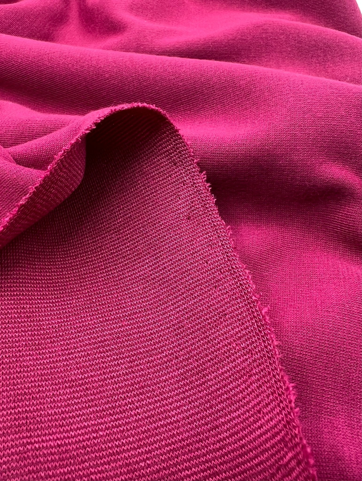 Plain Magenta Ponte 2 Way Stretch Fabric - T9 Fabrics