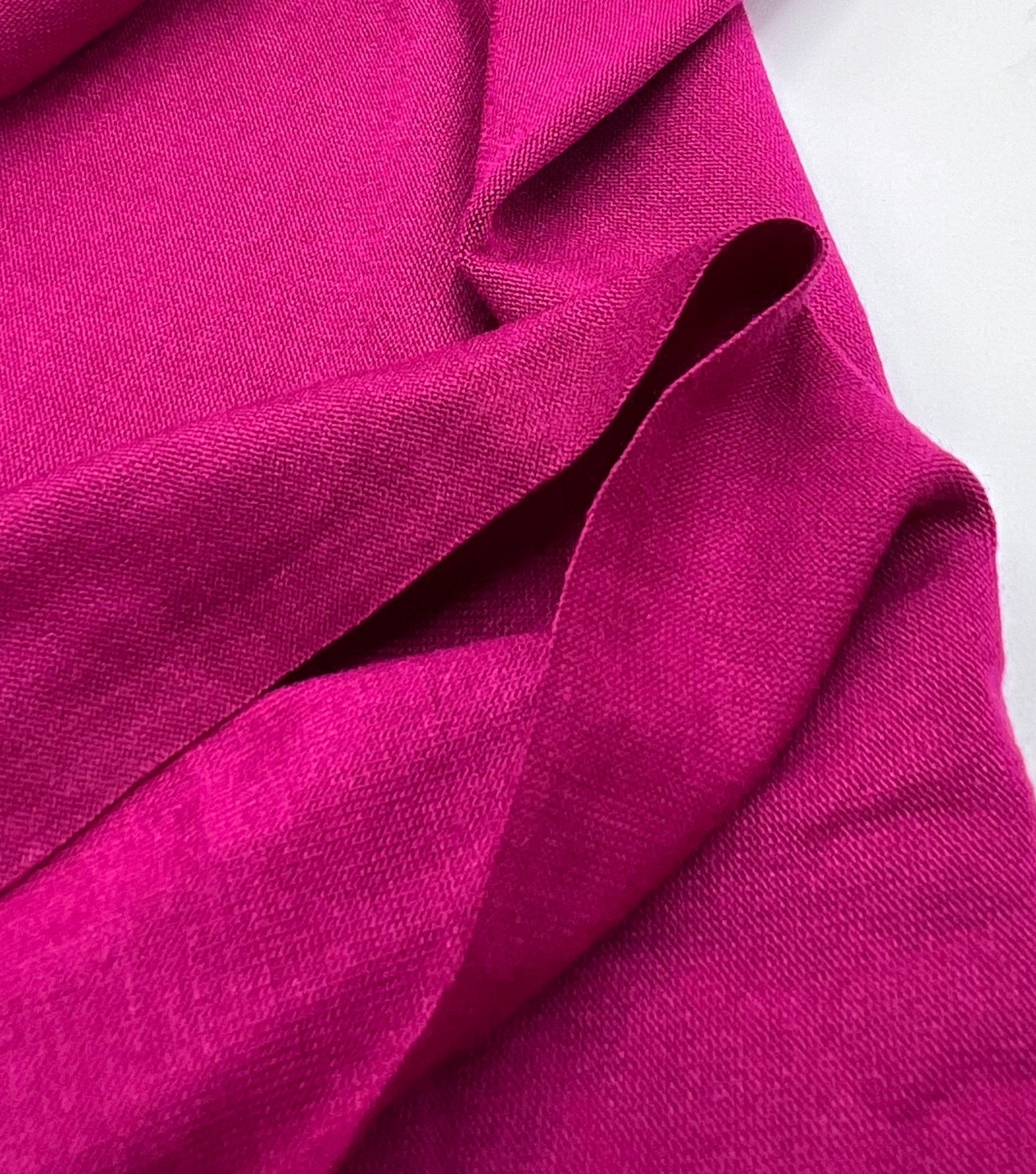 Plain Magenta Viscose Elastane Fabric 4 Way Stretch Jersey - T9 Fabrics