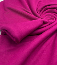 Plain Magenta Viscose Elastane Fabric 4 Way Stretch Jersey - T9 Fabrics