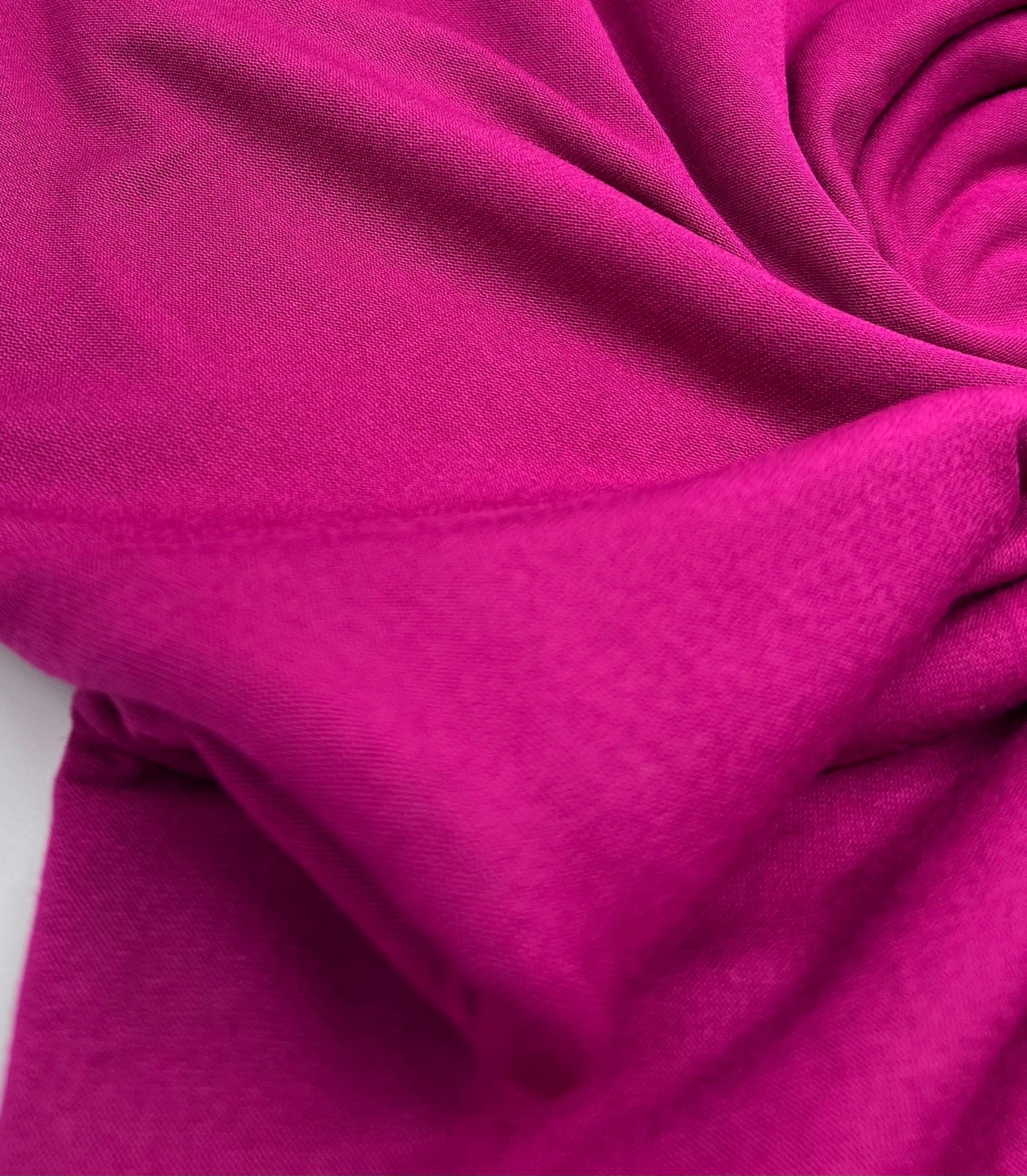 Plain Magenta Viscose Elastane Fabric 4 Way Stretch Jersey - T9 Fabrics