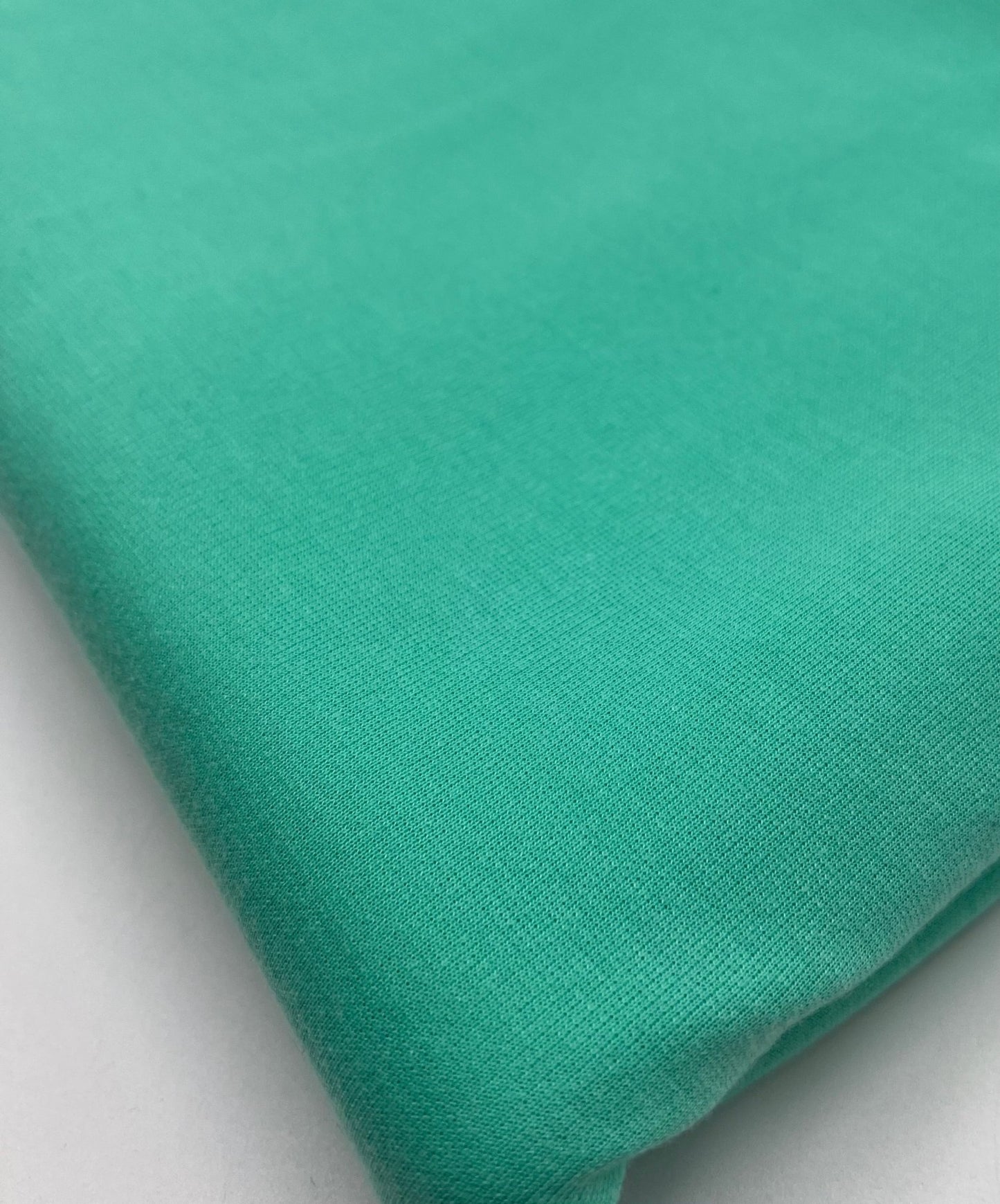 Plain Mint Green Ponte 2 Way Stretch Fabric - T9 Fabrics