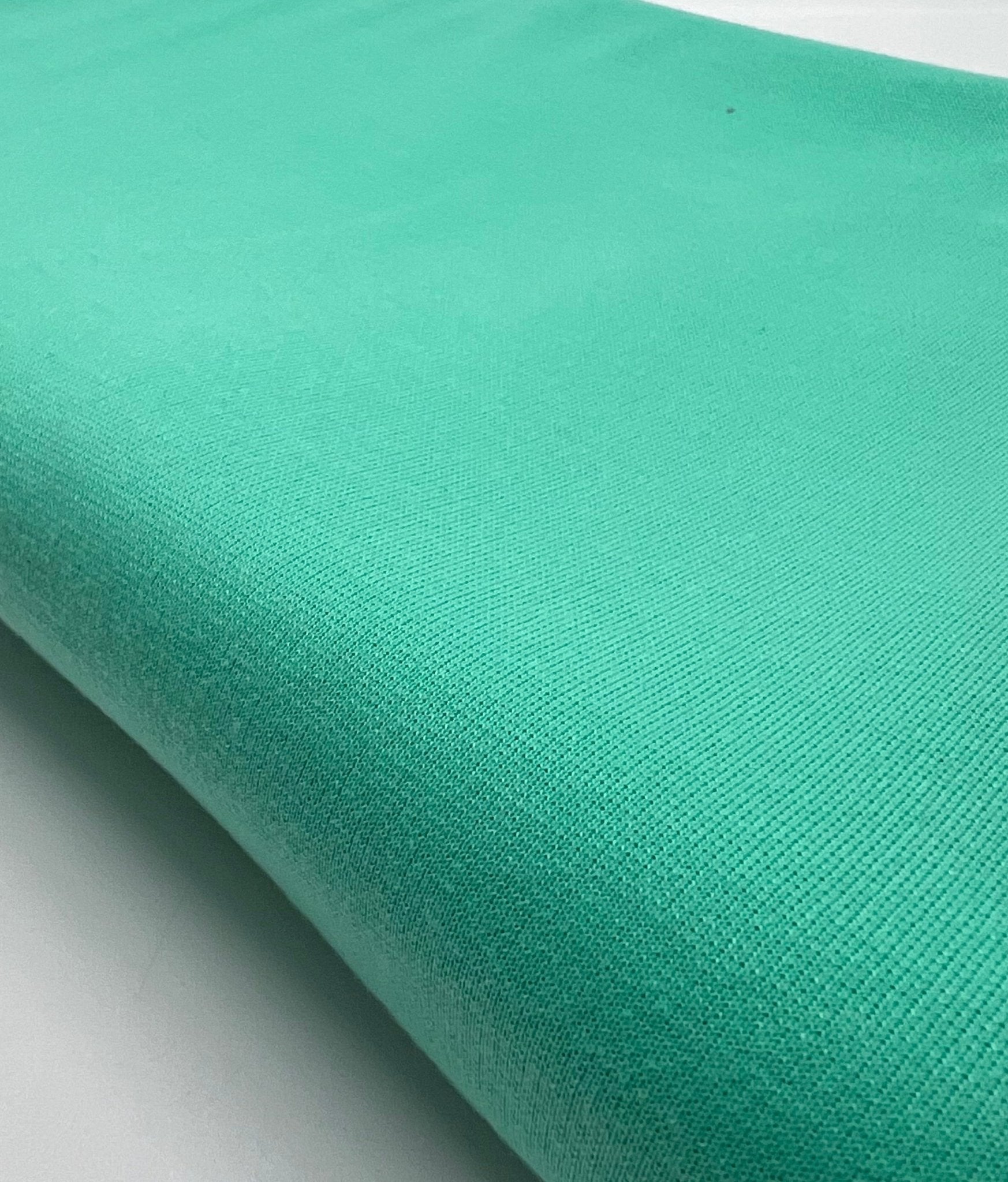 Plain Mint Green Ponte 2 Way Stretch Fabric - T9 Fabrics