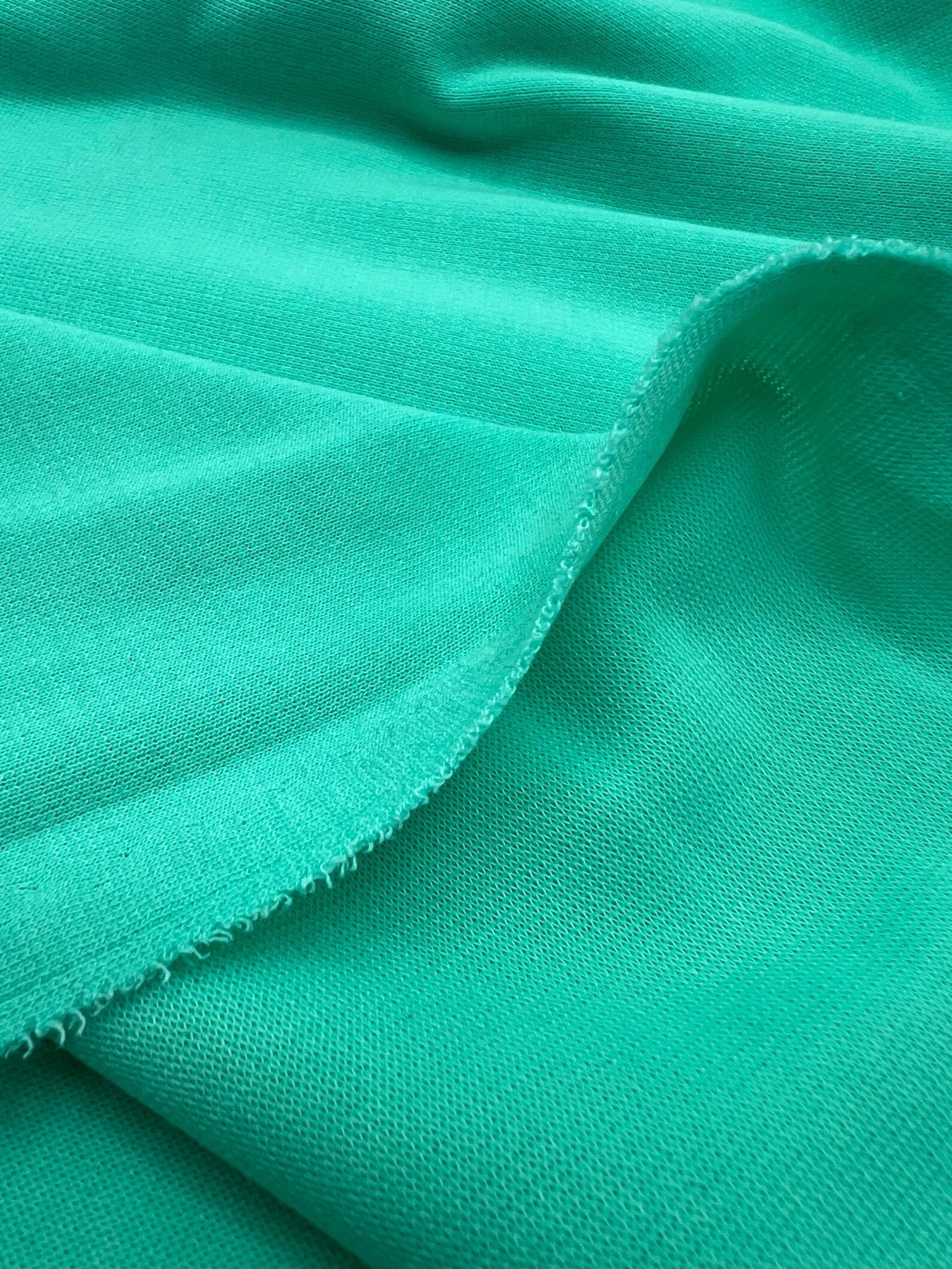 Plain Mint Green Ponte 2 Way Stretch Fabric - T9 Fabrics