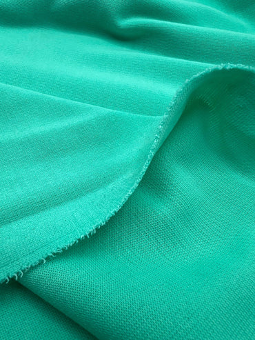 Plain Mint Green Ponte 2 Way Stretch Fabric - T9 Fabrics