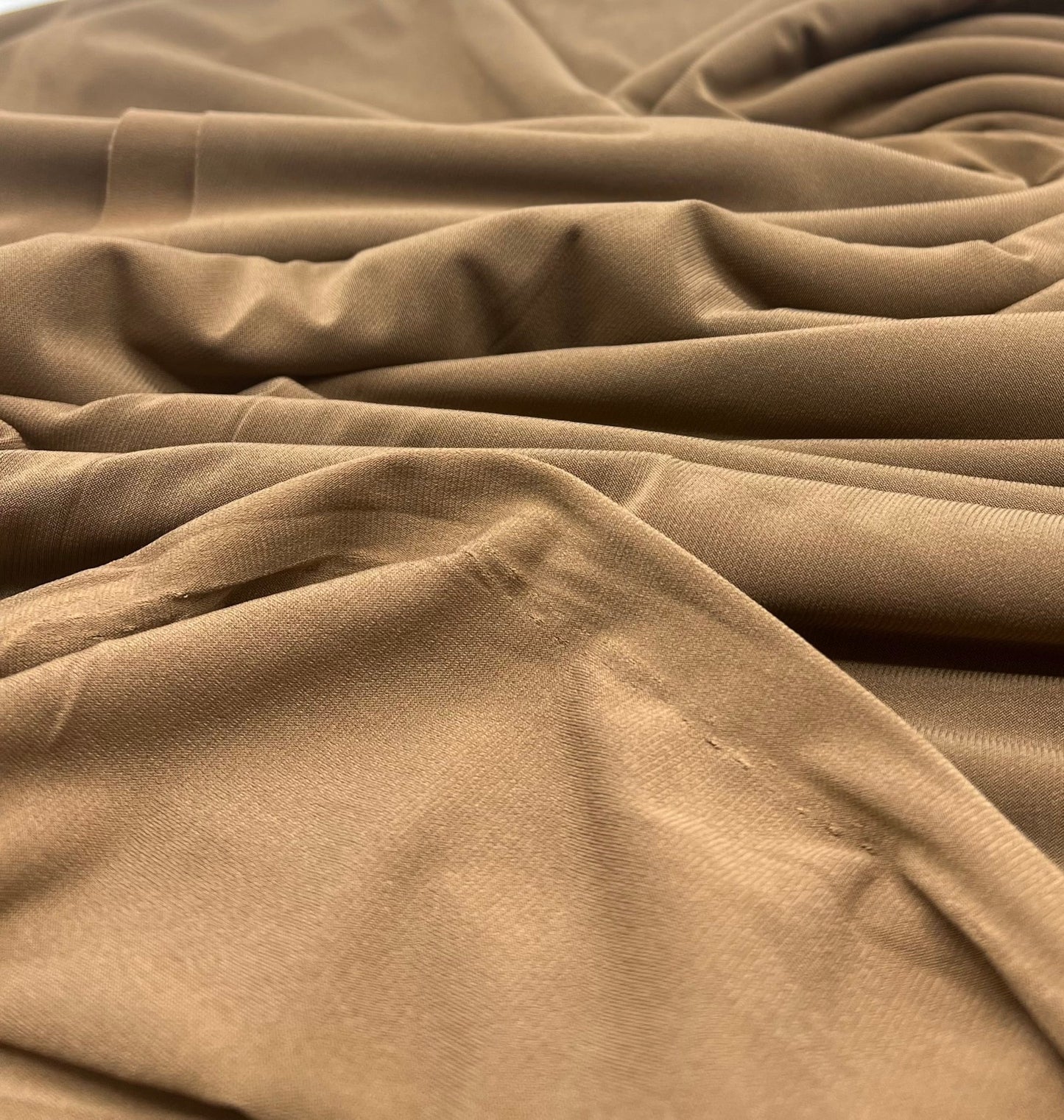 Plain Mocha ITY 4 Way Stretch Fabric - T9 Fabrics