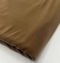 Plain Mocha ITY 4 Way Stretch Fabric - T9 Fabrics