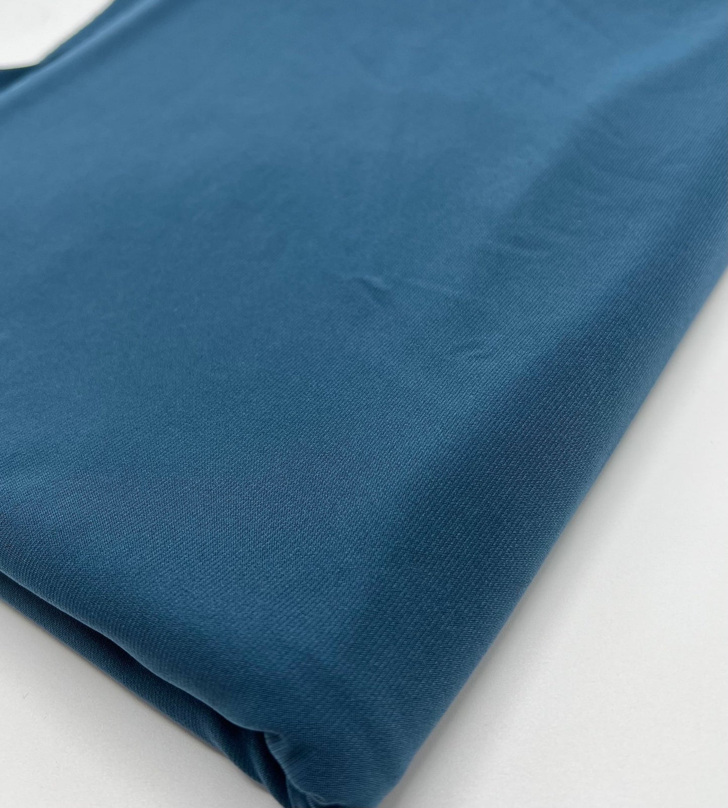 Plain Muted Teal ITY 4 Way Stretch Fabric - T9 Fabrics