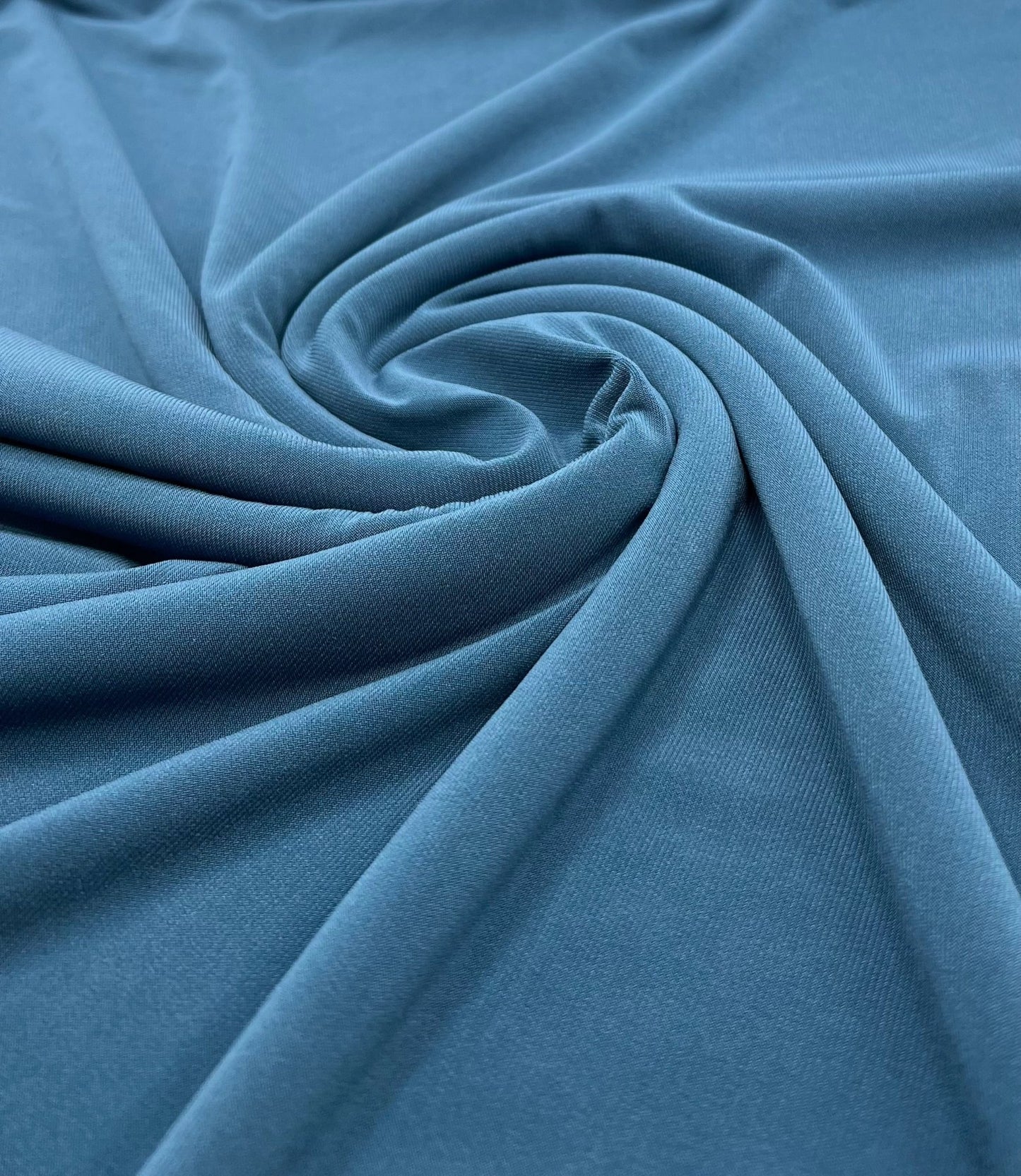 Plain Muted Teal ITY 4 Way Stretch Fabric - T9 Fabrics