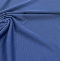 Plain Navy Mesh Fabric Stretch - T9 Fabrics