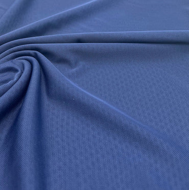 Plain Navy Mesh Fabric Stretch - T9 Fabrics