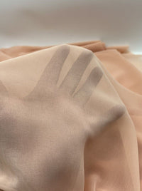 Plain Nude Chiffon Fabric - T9 Fabrics