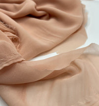 Plain Nude Chiffon Fabric - T9 Fabrics