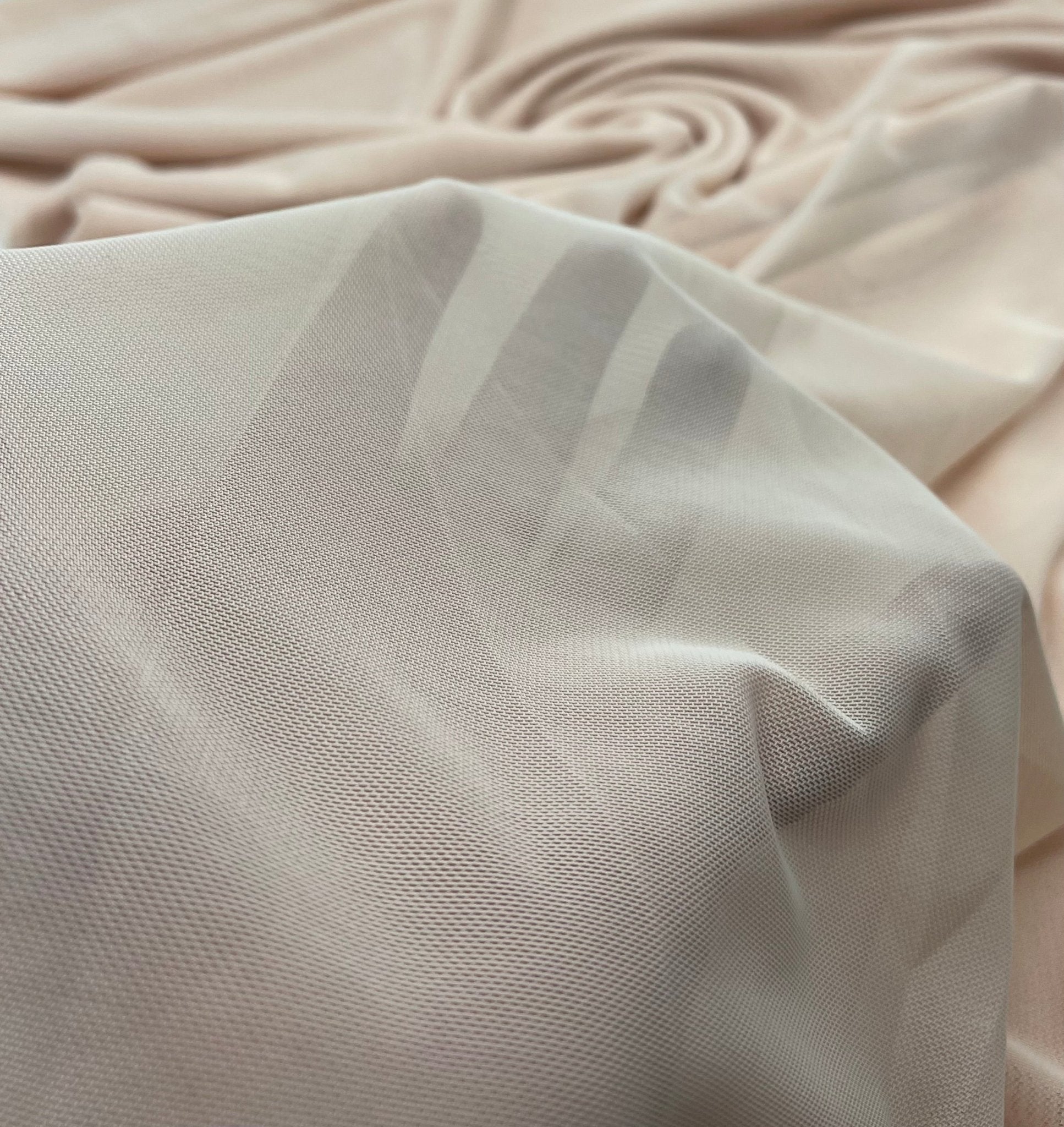 Plain Nude Mesh Fabric Stretch - T9 Fabrics