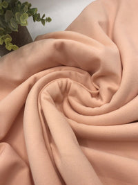 Plain Nude Scuba Crepe Stretch Jersey Fabric 4 Way Stretch - T9 Fabrics