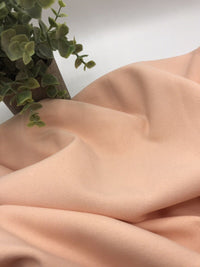 Plain Nude Scuba Crepe Stretch Jersey Fabric 4 Way Stretch - T9 Fabrics