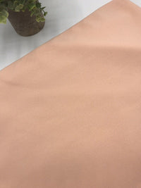 Plain Nude Scuba Crepe Stretch Jersey Fabric 4 Way Stretch - T9 Fabrics